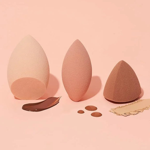 e.l.f. Total Sponge Set, Multi-use Makeup Sponge Set For Flawless Blending, Great For Powder Or Liquid Concealer & Foundat...