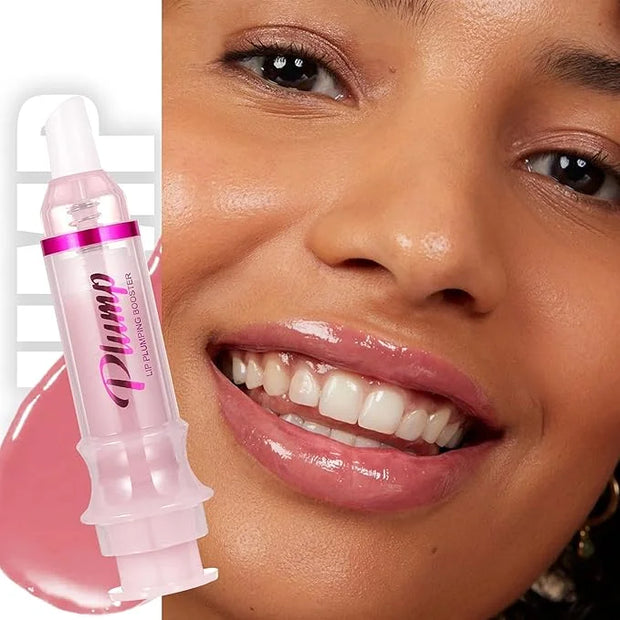 Lip Plumping Lip Gloss, High-Shine & Volumizing Lip Plumping Lip Glass Mirror Lip Glaze Lip Makeup, Long-lasting moisturiz...