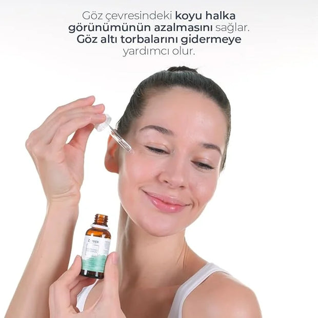 Lightening Serum – Caffeine & Vitamin C Under Eye Treatment for Dark Circles, Puffiness, Fine Lines – Hydrating & Brighten...