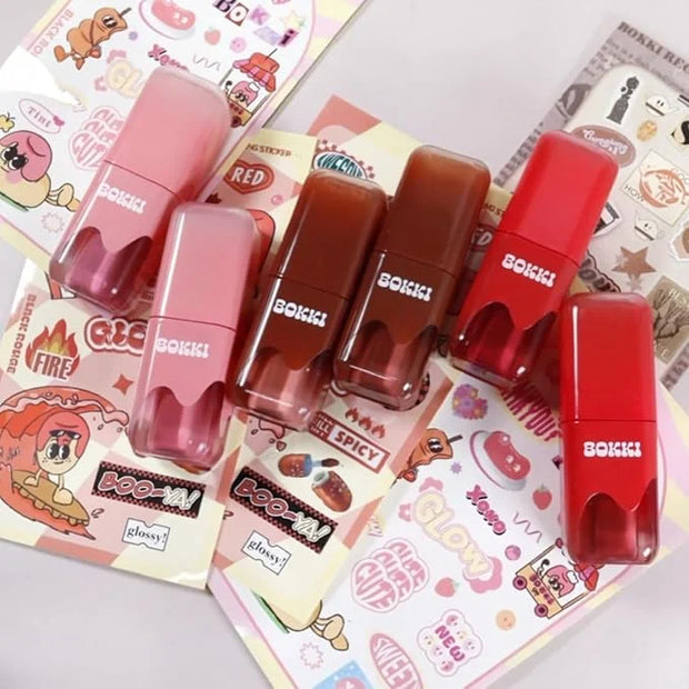 Glow Bokki Glossy Lip Tint, Korean Beauty (GB08 Vienna Rosé, 4.1 grams) - Product Image
