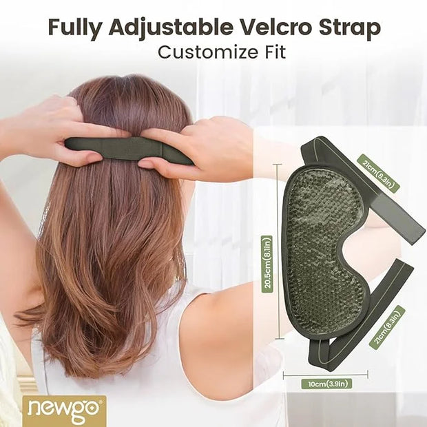 NEWGO Cooling Eye Mask for Puffy Eyes, Cold Eye Mask Eye Ice Pack for After Eyes Surgery, Tension Stress Relief, Itchy Eye...
