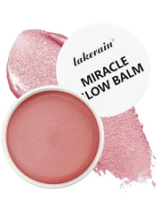 Multi Glow Balm,Miracle Glow Balm Tinted Face Creamy Blush for Women Cheek Lip Eye,Hydrating Lightweight & Blendable Color...