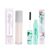 Petite 'n Pretty - Fully Feathered Volumizing Mascara & 10K Shine Lip Gloss (Diamond Heist) - Natural and Non-Toxic Face M...