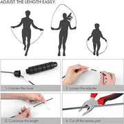 Jump Rope, Tangle-Free Rapid Speed Jumping Rope Cable - Product Image