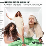 Garnier Fructis Hair Filler Color Repair Shampoo with Ceramide, Smoothing & Sulfate Free Shampoo for Colored, Bleached Hai...