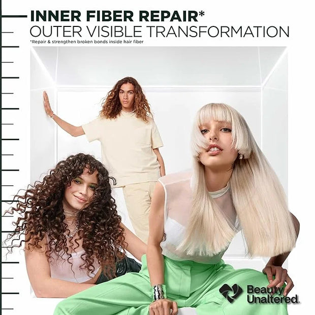 Garnier Fructis Hair Filler Color Repair Shampoo with Ceramide, Smoothing & Sulfate Free Shampoo for Colored, Bleached Hai...