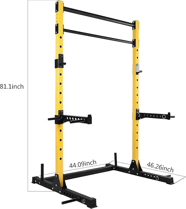 HulkFit Multi-Functional Adjustable Pro Series Squat Stand Squat 2 Pull - Product Image