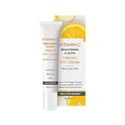 Neutriherbs Eye Cream Vitamin C Eye Gel for Dark Circles, Eye Bags, Puffiness, Eye Massage Under Eye with Hyaluronic Acid,...