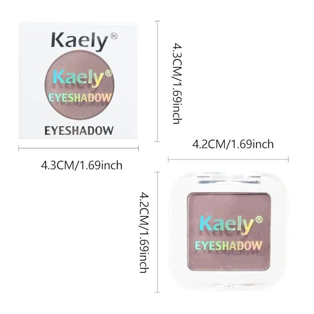 Kaely Taupe Single Eyeshadow Makeup, Neutral Powde Eye Shadow for Older Women, Lavender Plum Mauve Matte Eyeshadow Palette...