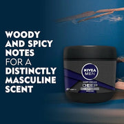Beiersdorf Nivea Men Body Cream Deep Impact Normal Skin 13.5oz 48h Moisture - Product Image