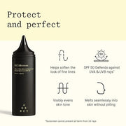SilkScreen Sheer Tinted SPF 50 Mineral Face Sunscreen, Anti-Aging Hydrating Serum, Visibly Smooths and Enhances Glow, Agen...