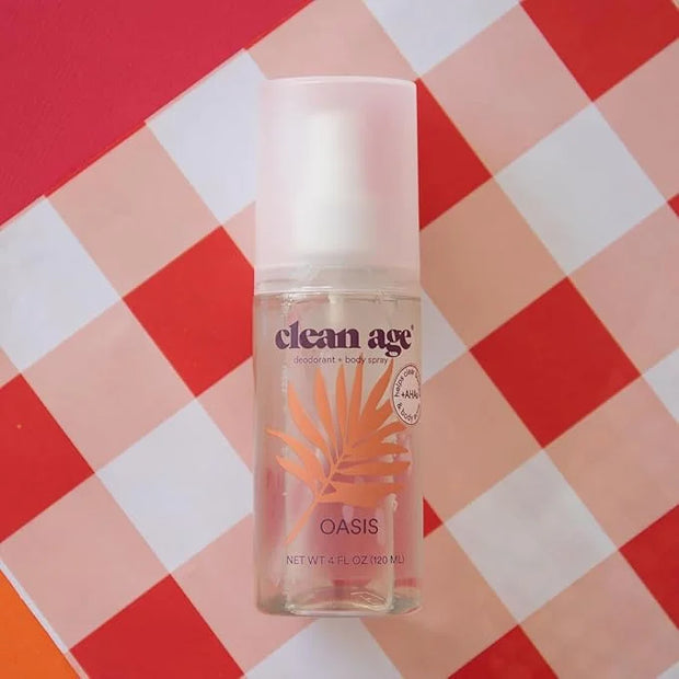 Aluminum Free Deodorant & Body Spray for Whole Body - Oasis 4oz - Clean Deodorant and Body Spray for Teen Boys and Girls -...