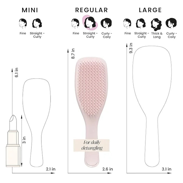 Tangle Teezer Plant-Based Ultimate Detangler Brush, Dry & Wet Hair Brush, Eliminates Knots & Reduces Breakage for All Hair...