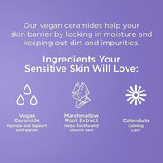 Pacifica Beauty, Vegan Ceramide Face Wash + Face Lotion Set, Cleanser, Moisturizer, Sensitive Skin, Dermatologist + Allerg...
