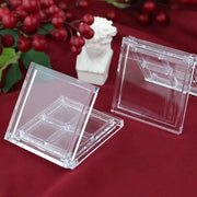 2PCS Empty Eyeshadow Palette 4 Grids Plastic Eye