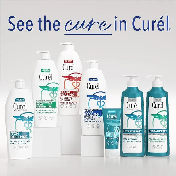 Curel Daily Healing Body Lotion for Dry Skin, Dermatologist Recommended Hydrating Body Lotion with Advanced Ceramides Comp...