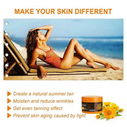 2Pcs Luxury Intensive Tanning Gel, Intensive Tanning Luxe Gel, Natural Tanning Accelerator Cream Gel,Tanning Cream for Sun...