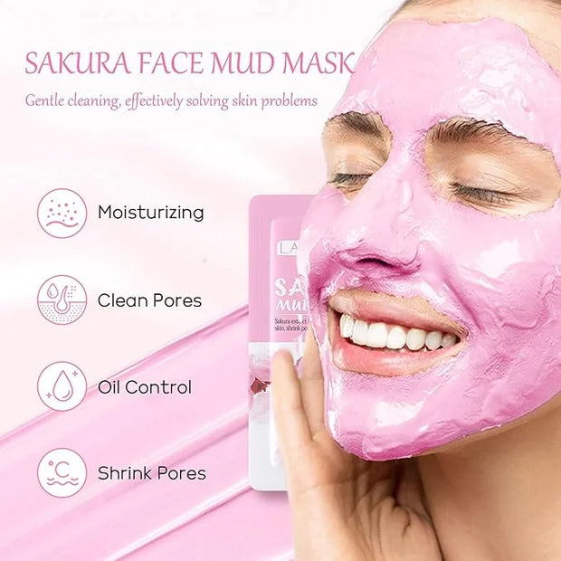 Sakura Skincare Set, Skin Care Routine Kit For Women, 7-In-1 Travel Size Toiletries Facial Kit, Deep Cleaning Skincare Kit...