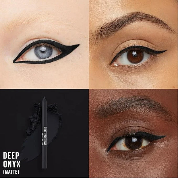 Maybelline TattooStudio Long-Lasting Sharpenable Eyeliner Pencil, Glide on Smooth Gel Pigments with 36 Hour Wear, Waterpro...