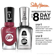 Sally Hansen Miracle Gel Nail Polish, Shade Bordeaux Glow 469 (Packaging May Vary) (Pack of 2) - Product Image