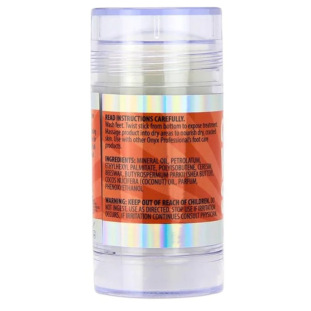 Onyx Professional Cracked Heel Repair Balm Stick for Dry Cracked Feet Treatment, Orange Scent, 2 pack - Moisturizing Foot ...