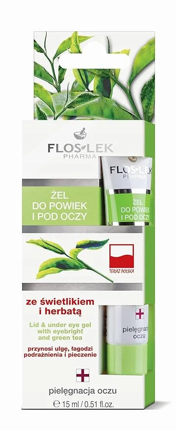 Lid & Under Eye Gel With Eyebright And Green Tea 15 Ml - Product Image
