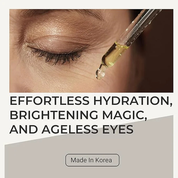 Dark Circle Eye Serum, 30mL, Hydrating and Brightening Under Eye Formula for All Skin Types, Lightweight, Made in Korea - ...