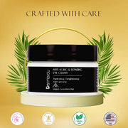 Anti-wrinkle Eye Cream with Saffron | Moisturizing, Hydrating, Brightening | Non greasy, Fast Absorbing Formula | Fights W...