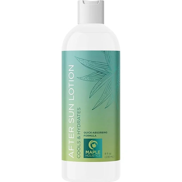 After Sun Lotion with Aloe Vera - Ultra Cooling Aloe Vera Lotion for Sunburn Hydration with Cocoa Butter & Rosehip Oil - H...