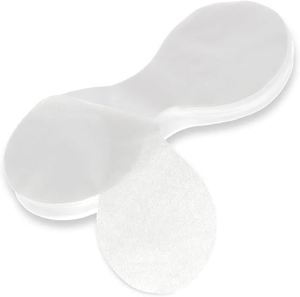 100 Sheets Disposable Non Woven Eye Care, Cotton Eye Mask Paper Paper Facial Eyes Pads Spa DIY Clear Eyes Mask Papers Beau...