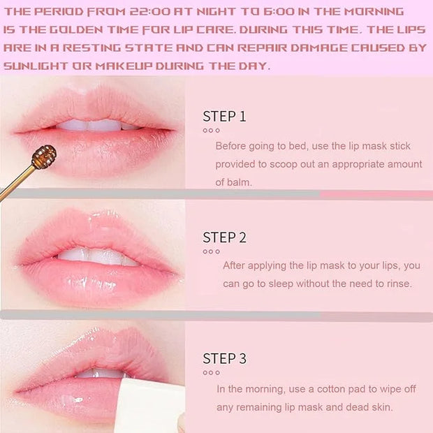 1 PCS Bee Lip Balm Honey