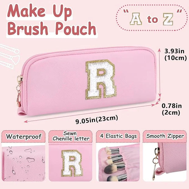 2pack personalized initial letter makeup