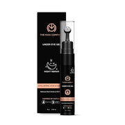 The Man Company Under Eye Gel With Cooling Massage Roller For Dark Circles, Fine Lines & Puffy Eyes with Caffeine & Hyalur...