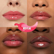 MAYBELLINE Lifter Gloss Lifter Plump, Plumping Lip Gloss with Chili Pepper and 5% Maxi-Lip, Red Flag, Sheer Red, 1 Count -...