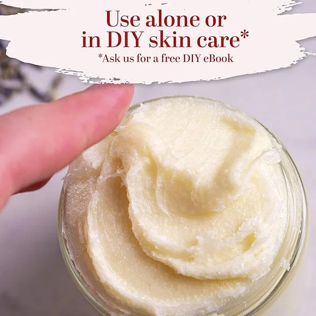 Cupuacu Butter Raw, Pure & Unrefined for Hair Growth & Dry Skin on Body and Face - Brazilian Body Butter Base for DIY Loti...