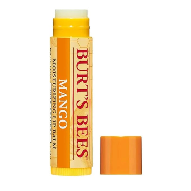 Burt's Bees Lip Balm - Mango, Lip Moisturizer With Responsibly Sourced Beeswax, Tint-Free, Natural Origin Conditioning Tre...