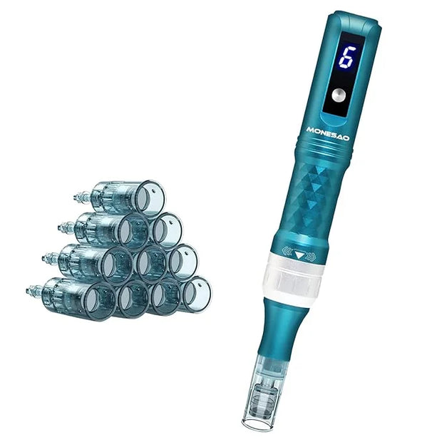 Home Use Microneedling Microneedle Skin Care Beauty Kit Tool for Face Hair Beard - Product Image
