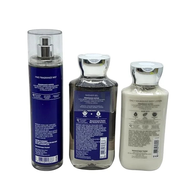Bath and Body Works,TWILIGHT WOODS SET,shower gel,body lotion,fragrance mist.10 oz.!! - Product Image