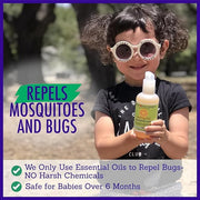 California Baby Super Sensitive Sunscreen + Natural Bug Spray | 2.9oz Unscented SPF 30+ Mineral Sunscreen + 6.5oz Natural ...