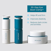 SKINN Caffeine Eye Cream for Dark Circles & Puffiness, 30 Day Eye Boot Camp - Under Eye Serum Brightens, Moisturizes, & Sm...