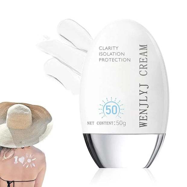 Hydrating Face Sunscreen,Tinted Moisturizer with SPF50 PA+,Lightweight Facial Sunscreen Long Lasting Sunblock,Soft Cream T...