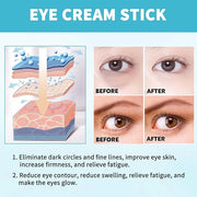 Anti-Aging Eye Cream for Wrinkles Under Eye Cream with Snail Mucin for Fine Lines Puffiness - Firming Eye Serum Relieve Ey...
