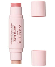 Wander Beauty On-the-Glow Blush and Illuminator - Coral Rose/Nude Glow - 7-in-1 Hydrating Cream Blush & Highlighting Stick...