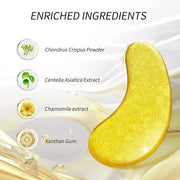 Under Eye Patches (24 Pairs) - Gifts for Women - Golden Under Eye Mask for Dark Circles, Puffiness & Wrinkles, Eye Gels Pa...