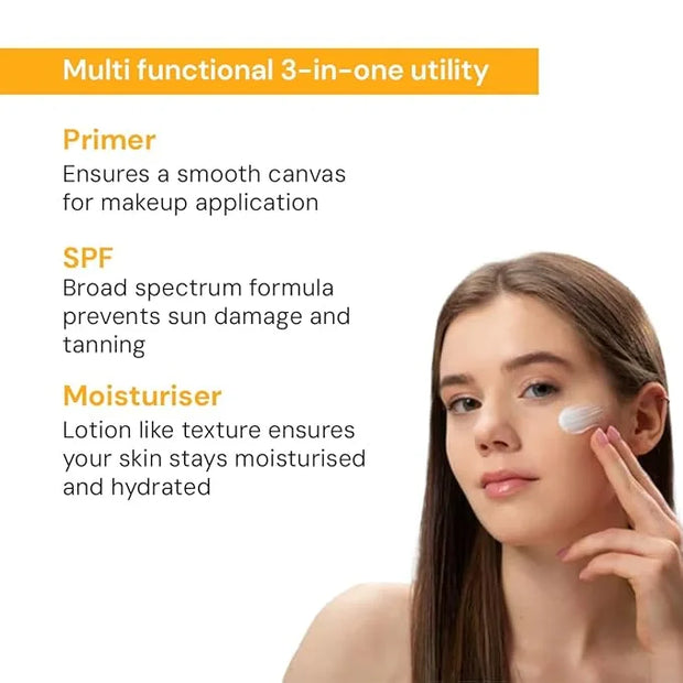 Sunscreen Lotion with SPF 50 & PA++++ | Broad Spectrum Protection with Anti Tan Formula | Non Greasy, Water & Sweat Proof ...