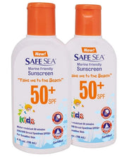 Safe Sea SPF50+ Kids sunscreen - Jellyfish and Sea lice protective lotion. Very Water Resistant, Sensitive skin Reef-Safe ...