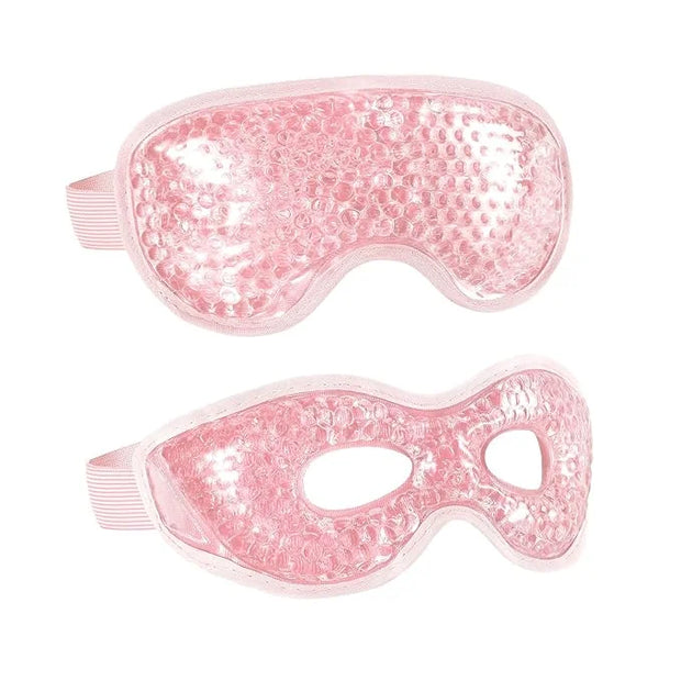 2PCS Reusable Hot Cold Therapy Gel Eye Mask for Puffiness, Dark Circles, Eye Bags, Dry Eyes, Headaches, Migraines, Stress ...