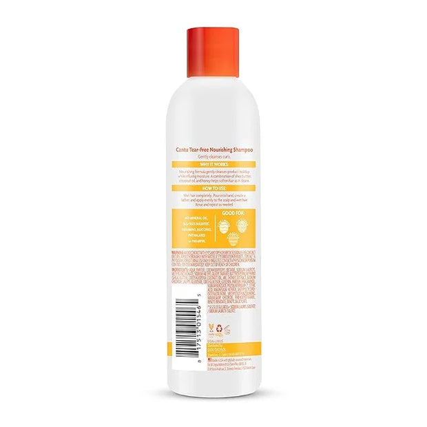 Cantu Care for Kids Tear-free Nourishing Shampoo with Shea Butter, 8 fl oz (Pack of 3) - Product Image