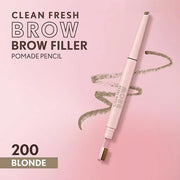 Covergirl Clean Fresh Brow Filler Pomade, 200 Blonde, Eyebrow Pencil, Ultra-Precise Tip, Creamy Formula, Highly Pigmented,...