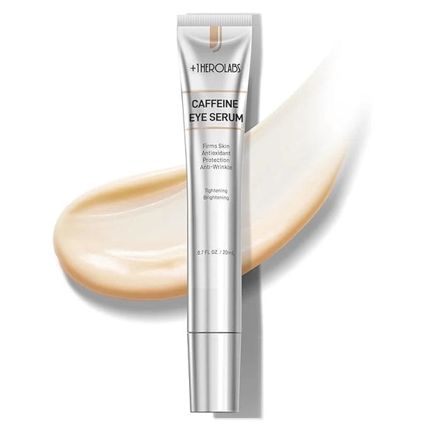Caffeine Eye Cream for Dark Circles, Puffiness & Puffy Bags - Under Eye Serum with Caffeine, Niacinamide, Hyaluronic Acid,...